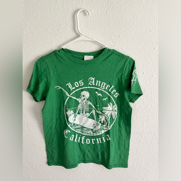 Tops - Crop Top LA green